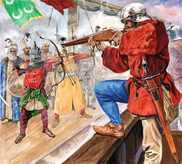 LandsknechtPike's tweet photo. Some of the arquebus barrels used by Venetian troops at the Battle of Lepanto in 1571 were made by Beretta family workshop near Brescia.

Beretta is the oldest active firearm manufacturer in the world, the first documented transaction of Beretta arquebus barrels being from 1526. https://t.co/lJlPvA2u2P