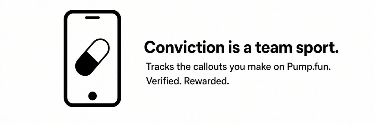 CallfiSolana's tweet photo. Conviction is a team sport

Callfi tracks the callouts you make on https://t.co/MXIkrwXwnM

Connect wallet → Claim your https://t.co/MXIkrwXwnM identity → Call it → Earn https://t.co/QFDTeM7DTc