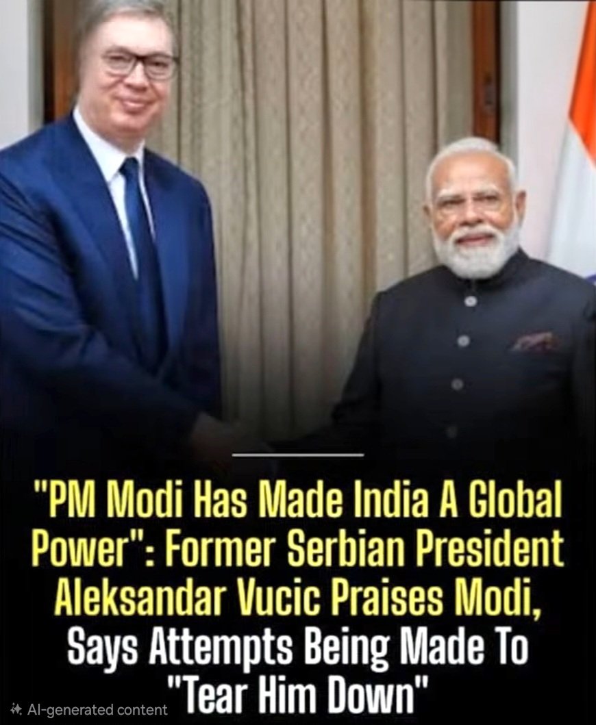 Msharma1957's tweet photo. @RahulGandhi is trying to do what Serbian president says https://t.co/TgNyonfD8N
