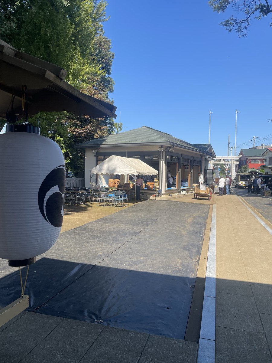 sugar_mac's tweet photo. 野崎八幡、今夜の団子まきの準備をしてました。 https://t.co/cNkHIMGZ1E