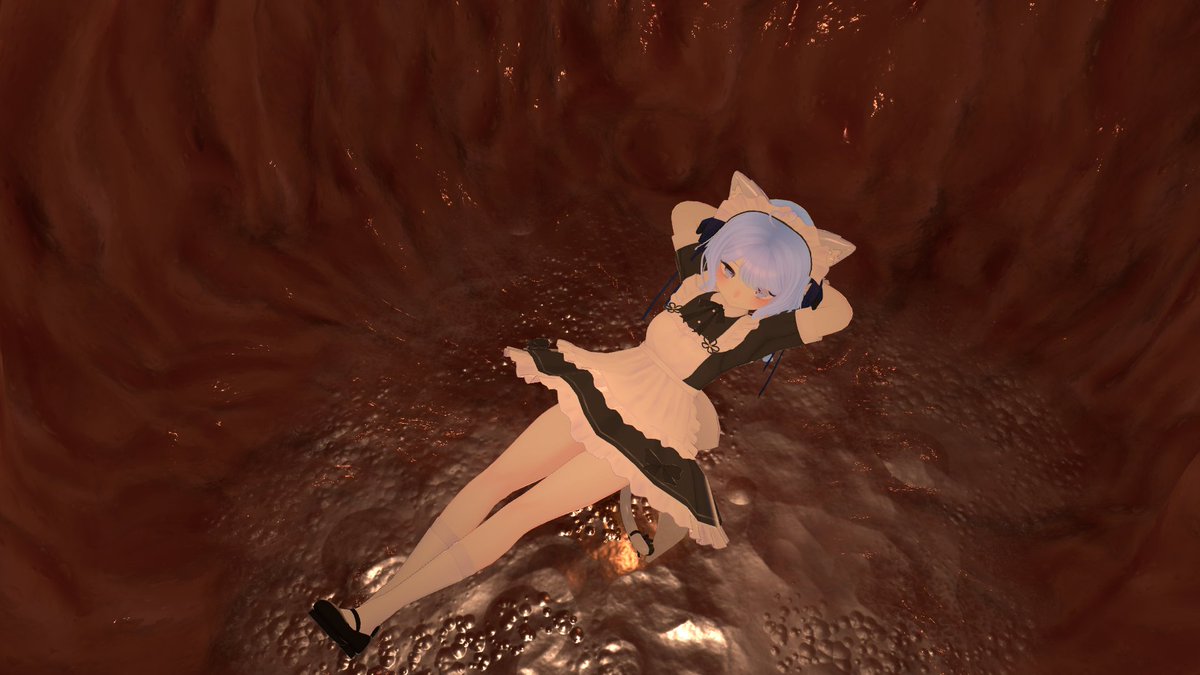 suzukakyouko's tweet photo. Maid Sakana finished her belly massage job and is relaxing
#VRC #VRChat #vrchatvore https://t.co/scoEA15Kij