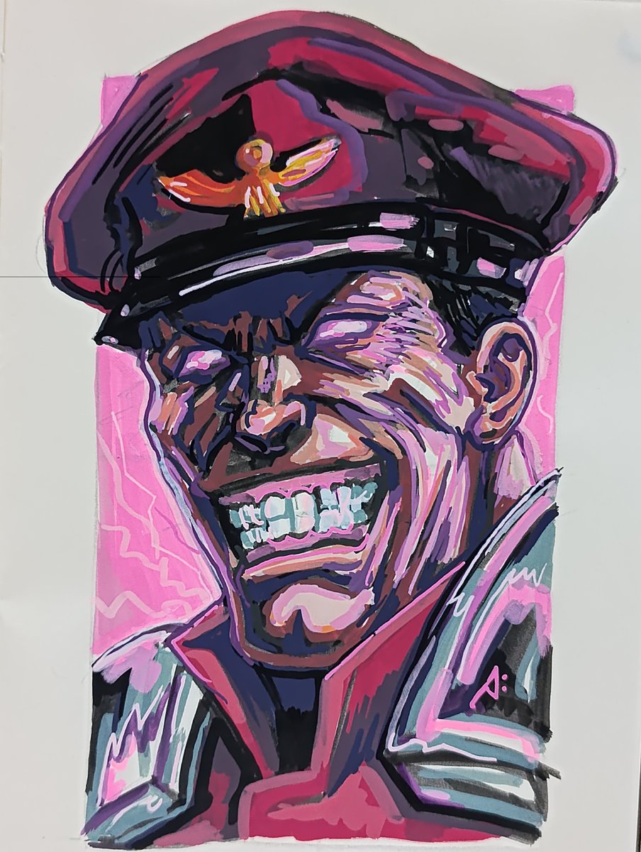 leoalban's tweet photo. BISON #Streetfighter https://t.co/HwWzs28DIV