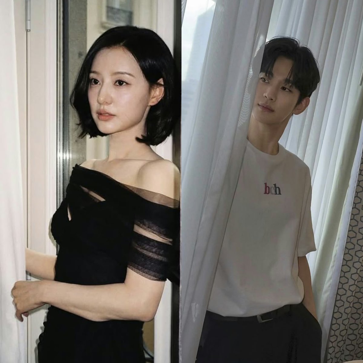 graffychi's tweet photo. 🖤🤍 plus the curtina 😍 #SooWon https://t.co/GGyrLRZUlK