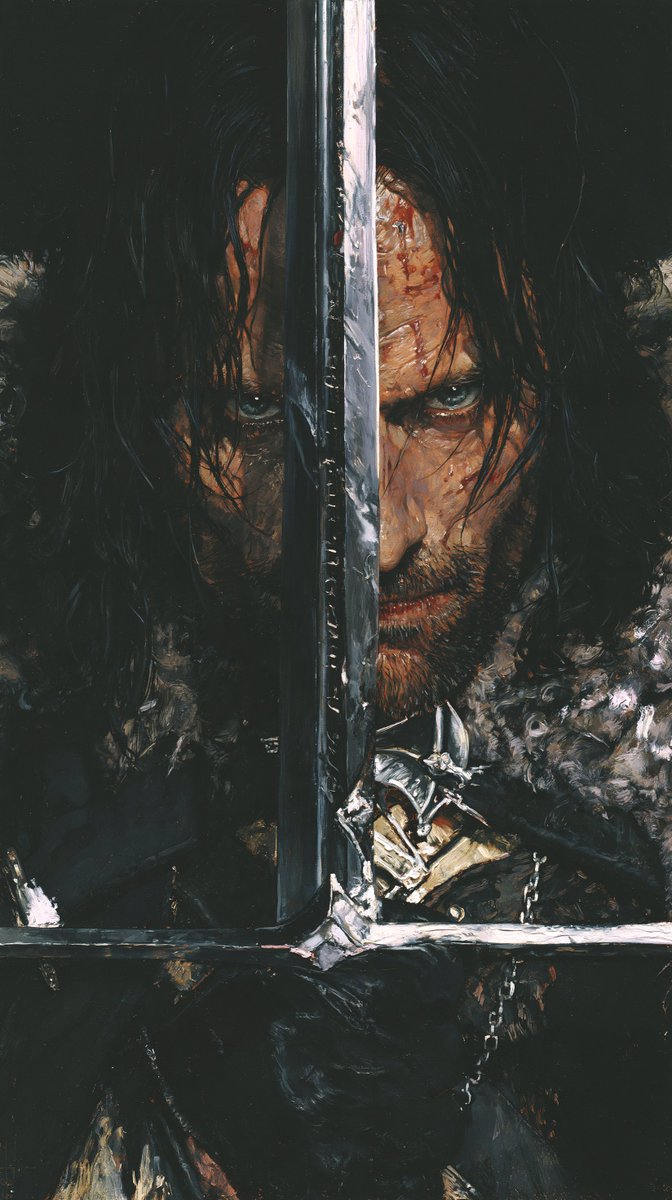 ToshiArte's tweet photo. The Lord of the Rings, 25th Anniversary.
Part V.
The Fellowship, grim and darker. https://t.co/xtSMrvpkGK