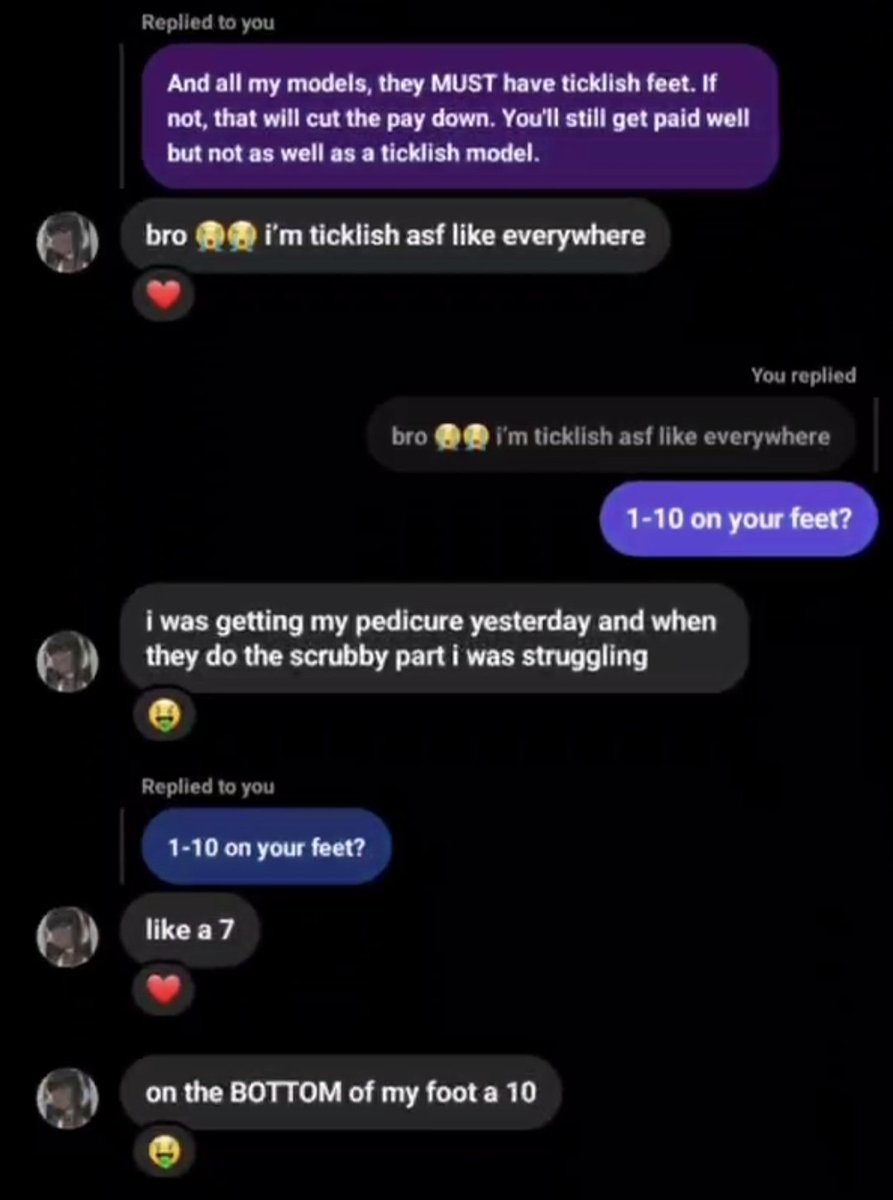 heelinghersole's tweet photo. meet, ZARI ! 🎉

she is 18yo, she is about 5'5", feet size is a 7-7½ 😍 she has white french tips and YES she's ticklish 🤭 just look at the screenshot, lmao! 🫶🏽 but she was amazing honestly. she modeled inside her car, mirror and bedroom 🙌🏽 and ofc she got tickled 🪶 https://t.co/vIacEkCvlF