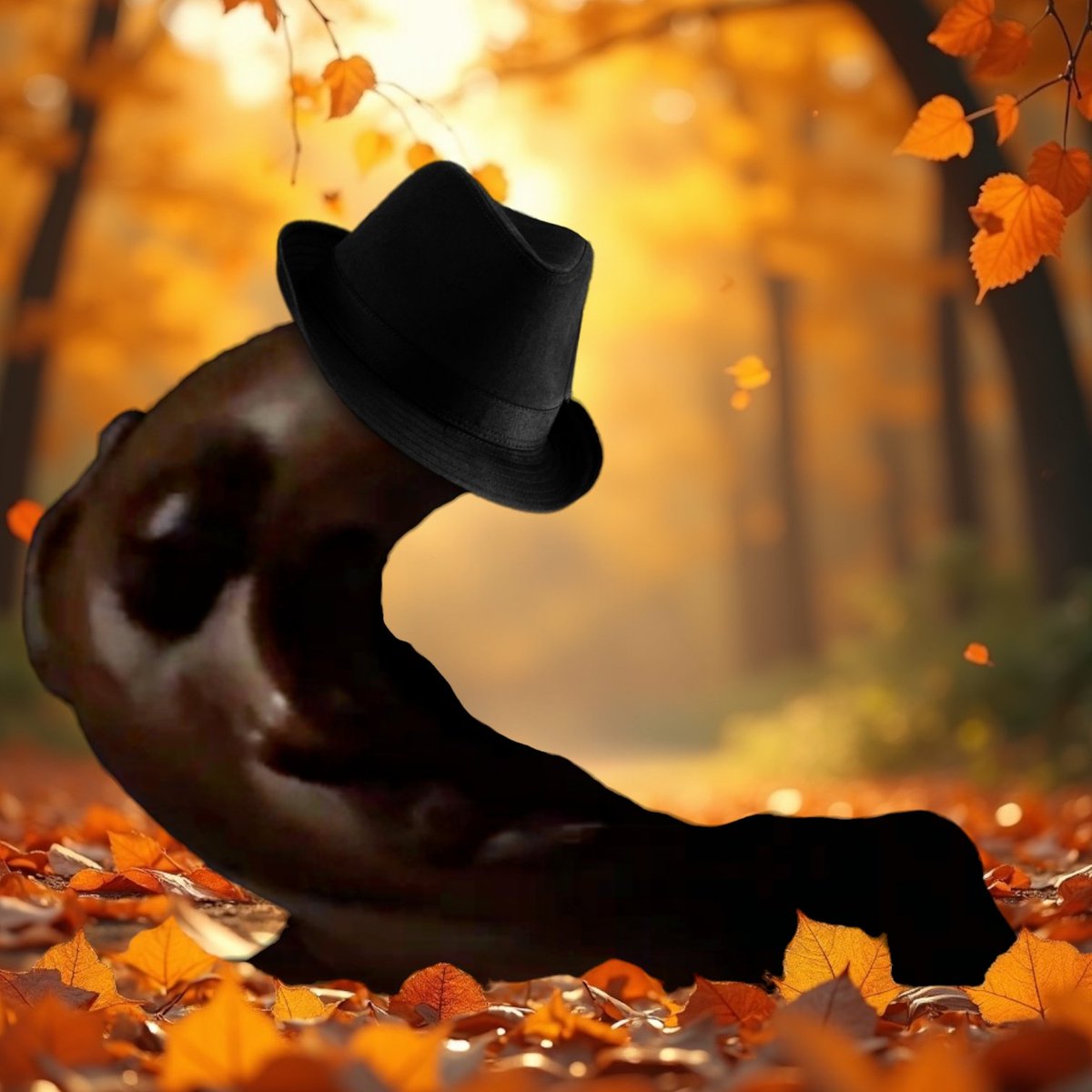KittyKat_Mario's tweet photo. Autumn slug. Divine. https://t.co/rM19VoAaX2