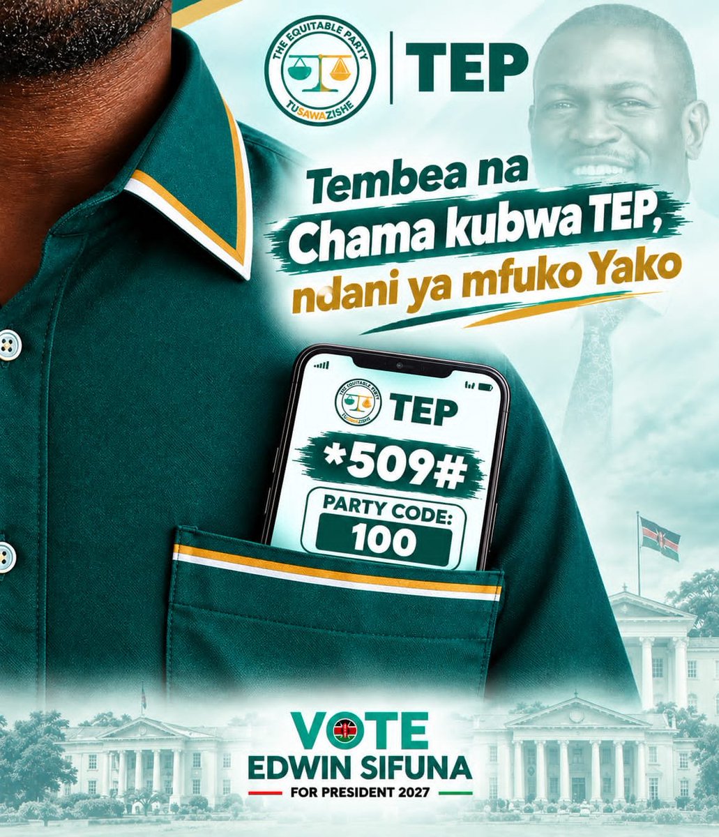 poxshka_mci's tweet photo. #tukokadi na TEP mpaka kwa TEPe
Join the Equitable party today
#reformorpp
#sisindiosifuna https://t.co/x4KNnMBcFP