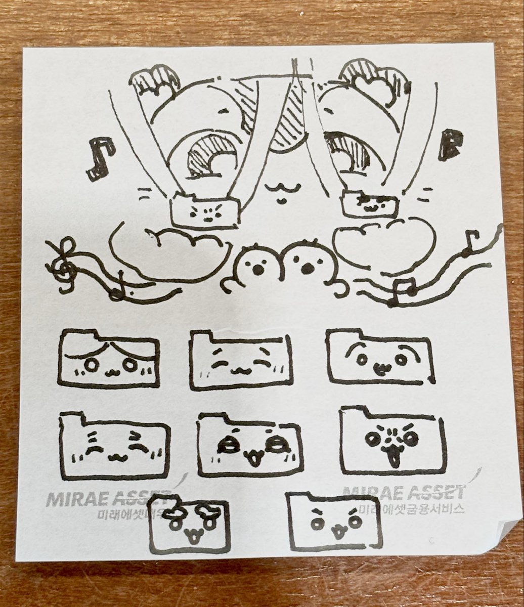 torije_S2's tweet photo. 컴퓨터 배경화면 러프 구상 중
먼작귀 폴더 아이콘 그려서 
풀에 대롱대롱 매달리는 것처럼 보이면 좋을 듯 https://t.co/JuDA7bmly5