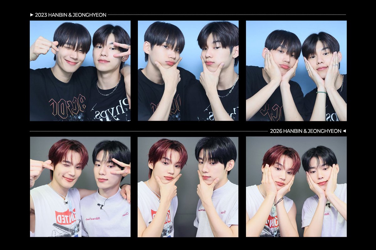 M2MPD's tweet photo. 2023 🇰🇷 - - - - - - 🦊🐺 - - - - - -  2026 🇯🇵
3년 전 그때처럼, 삿포로에서 다시 찍은 쩡콩네컷
투 샷이 많이 없는 거 같아서 이븐아워 촬영 때 찍어봤어요!😝

#EVNNE_HOUR #이븐아워
#EVNNE #이븐 @EVNNE_official https://t.co/QLkglWF7a2