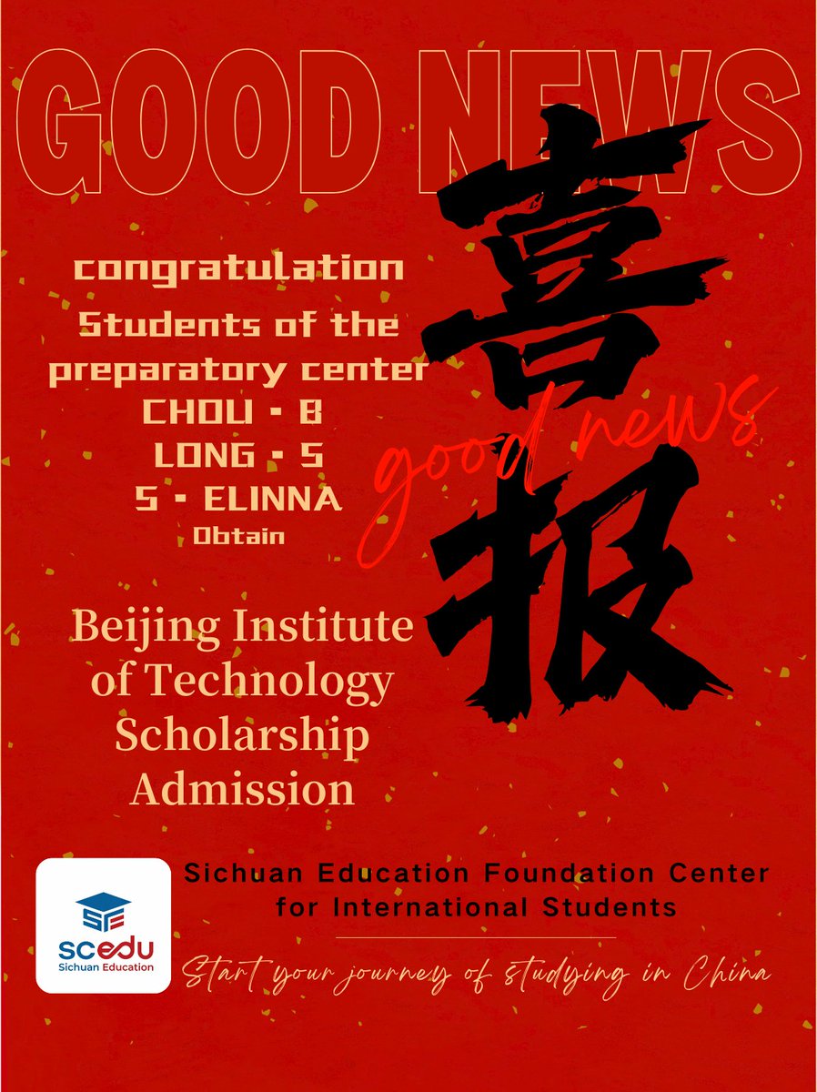 SichuanEdu's tweet photo. Congratulations to our Sept 2025 intake students at the Sichuan Education Foundation Center for International Student's base school who achieved significant academic improvement and successfully admitted to the following universities with scholarships and have started studying. https://t.co/egQumsPZFD