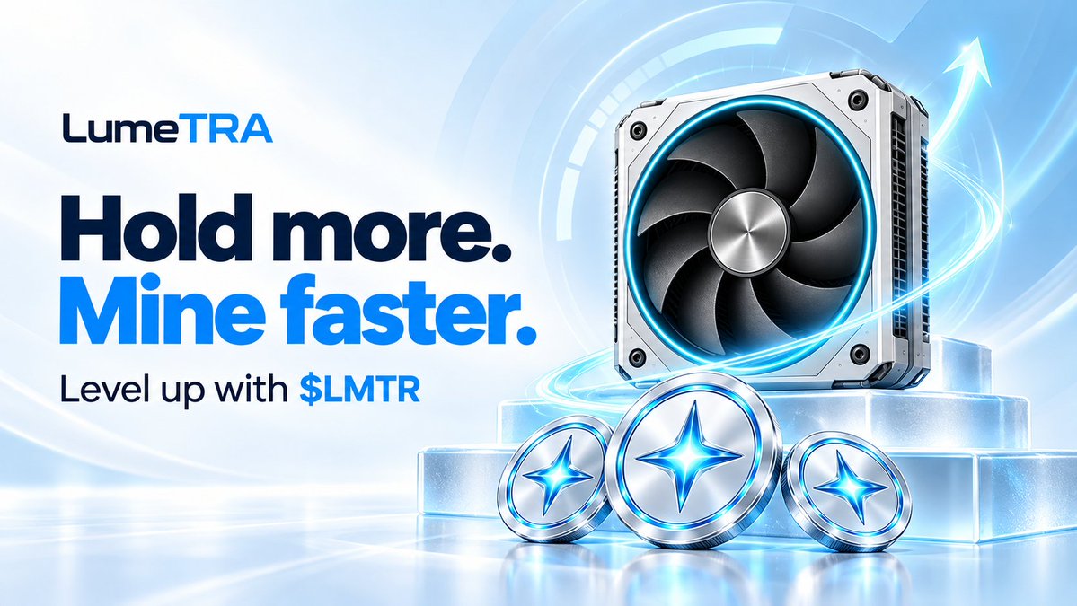 lumetramine's tweet photo. 💎 Your $LMTR balance powers your progress.

Hold more $LMTR → Reach a higher miner level → Mine faster. ⚡

Keep collecting. Reach your next level.

🤖 Start mining: https://t.co/kcnRTDRh34

#LumeTRA #LMTR https://t.co/n20rOll2oI