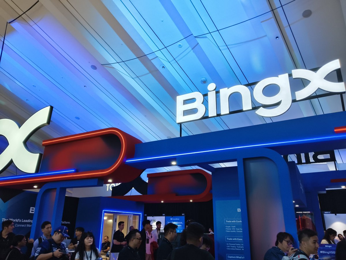 jerrycclq's tweet photo. #BingXSG26 @bingx6666  现场live https://t.co/CYDiMu6usP