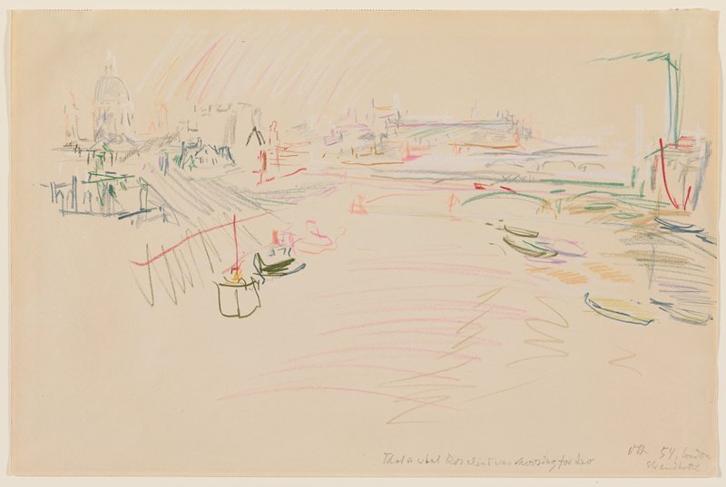 artistkokoschka's tweet photo. View of the Thames from the Strand Hotel #artbots #kokoschka https://t.co/2YIpeET82C