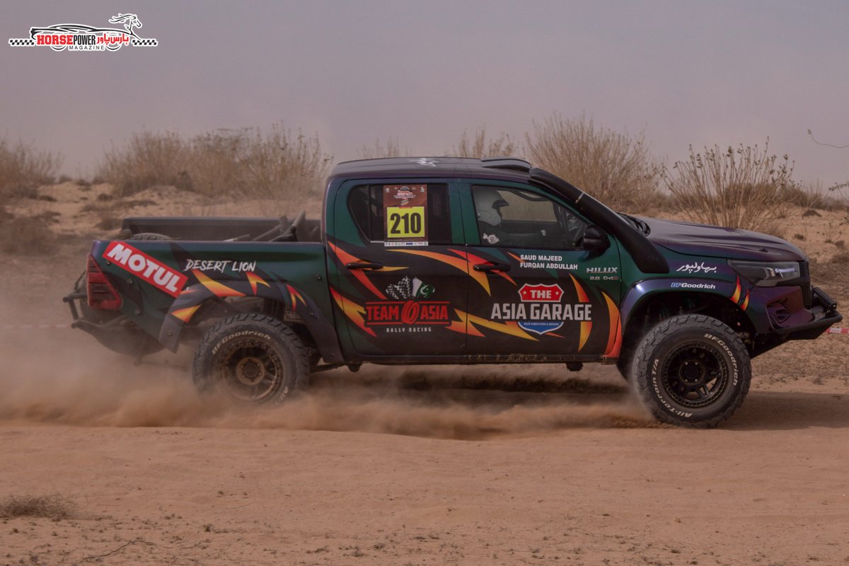 HorsePower_Pak's tweet photo. Saud Majeed at Cholistan Desert Rally 2026 Qualifying Race Day.
.
.
.
#Pakistan 🇵🇰 #OffRoad #motorsport #CholistanChallenge #foryouシ #racing #HorsePowerMagazine #urdu #desert #rally #worldwide #foryoupageシ #rallylife #offroadracing #desertrally #adventure #teamsultan https://t.co/d18haX5PO0