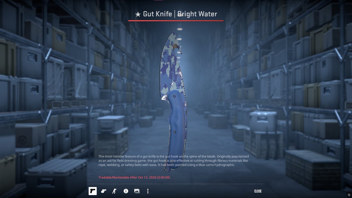 AuggyCS's tweet photo. 🎉💛Gut Knife | Bright Water Giveaway!💛🎉

How to enter:
1️⃣ Follow @AuggyCS and @BSR124_ 
2️⃣ Like and Repost
3️⃣ Tag a Friend

I will Roll it Saturday 17th of October on Twitch.

🍀Join Right Now and Good Luck!🍀

#CS2 #Giveaway https://t.co/2cuuOVcrYz