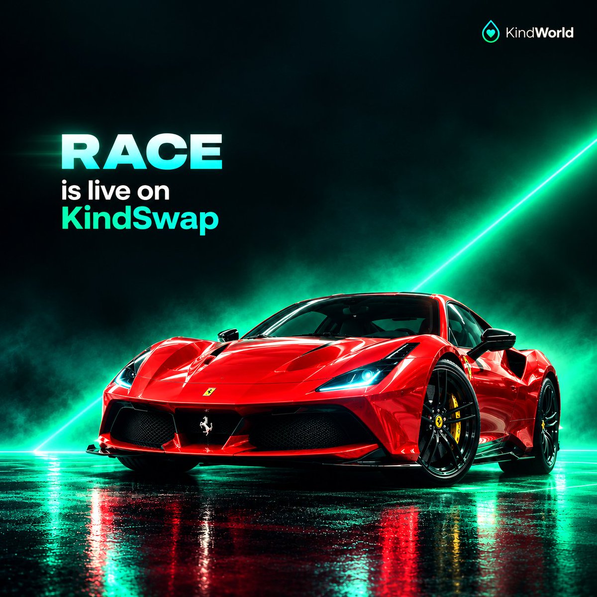 kindworldlabs's tweet photo. $RACE now tradable on KindSwap🤝 https://t.co/RldUA7g4sb