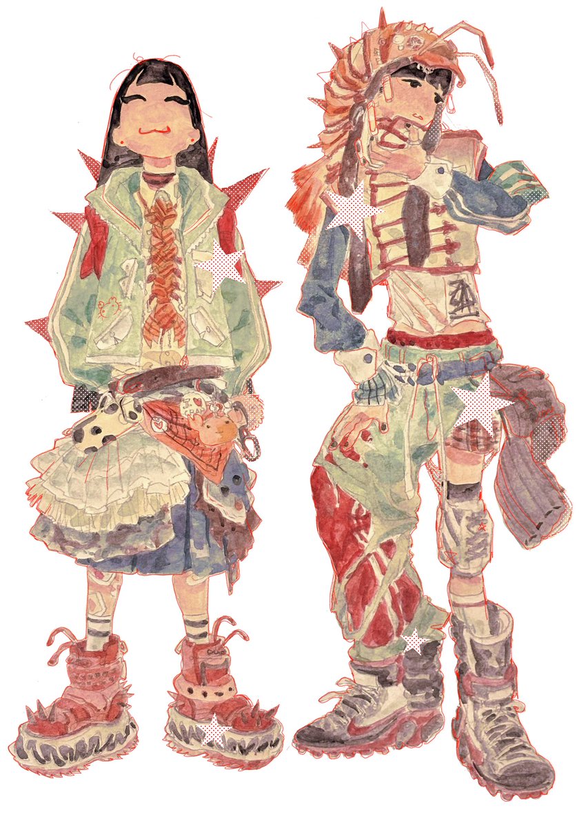 _______ONONON's tweet photo. #OC 
CRAB KIDS https://t.co/rmQgOJAlXR