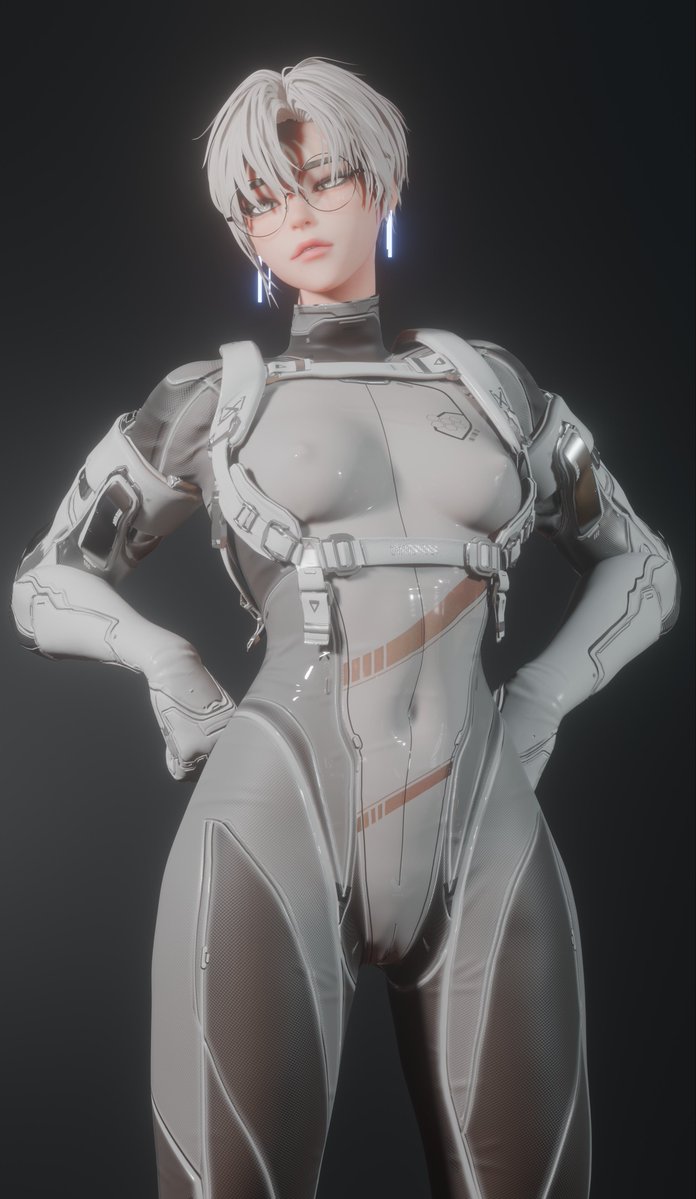 bspinef's tweet photo. I’m continuing to develop the game. Continuously improving the three characters and adding suits as well. However, it seems to be out of step with public taste. https://t.co/RTxWAUEbMp