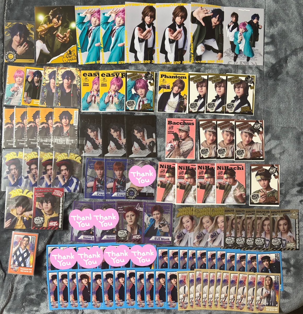 komatt_tori26's tweet photo. 交換 ヒプステ 
譲:画像参照
(二郎、三郎、理鶯、乱数、幻太郎、帝統、空却、十四、☆簓、盧笙、零、狐久里、☆谷ケ崎、正宗、道四郎、弾襄、ハル、綿本、遼太郎、良経、徳磨、紫音)

求
同異種 蘭丸、定価+送料

お声がけ中のものも1度伏せてあります🙇‍♀️
詳しくは引用元参照
後日整理して上げ直します https://t.co/Ss9yR5E17f