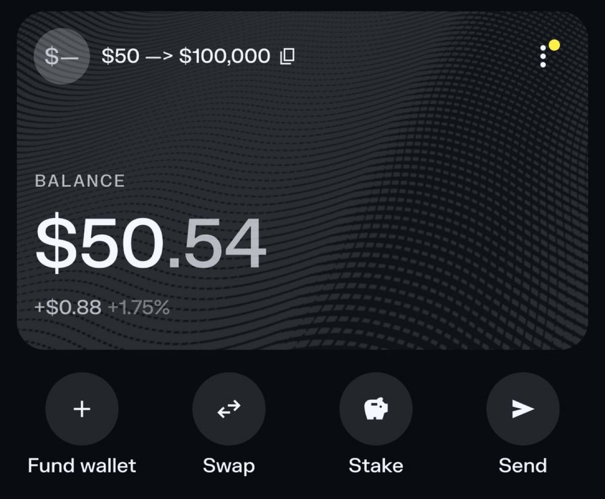 fluffycrypt's tweet photo. I am back as promised :)

Time to start the $50 → $100,000 challenge

It’s ZERO-RISK, I’ll cover $50 for each participant

Last time it took me about 12 days, will try doing it faster this time

If you want to follow along, comment "Me" below and I’ll send you an invite to the call group

Gonna lock comments in 24 hours