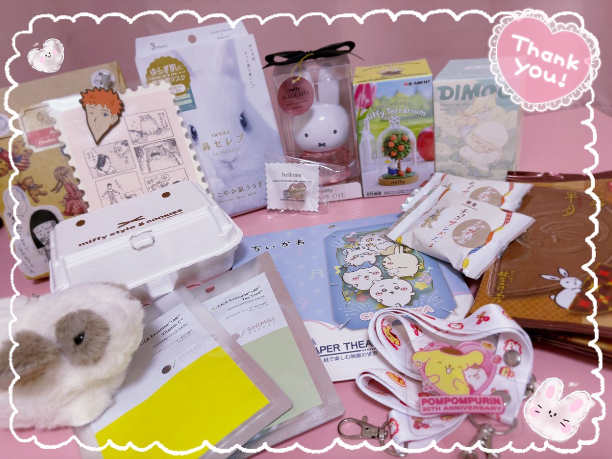 mitononn's tweet photo. ろーから貰った誕プレ( ˶˙ᵕ˙˶ )💗
DIMOOのフィギュア好きでよく買ってたから入っててびっくり(⑉･ﾛ･⑉)❣️

好きな物いっぱいありがとう🫶🏻🫶🏻🥰 https://t.co/o4uf0bva0g