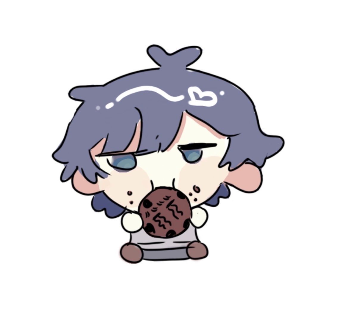indigoe6660's tweet photo. #そらるの絵   
soraru eats a hanpen cookie i was really hungry when i drew it https://t.co/3pQmwu4Ir1