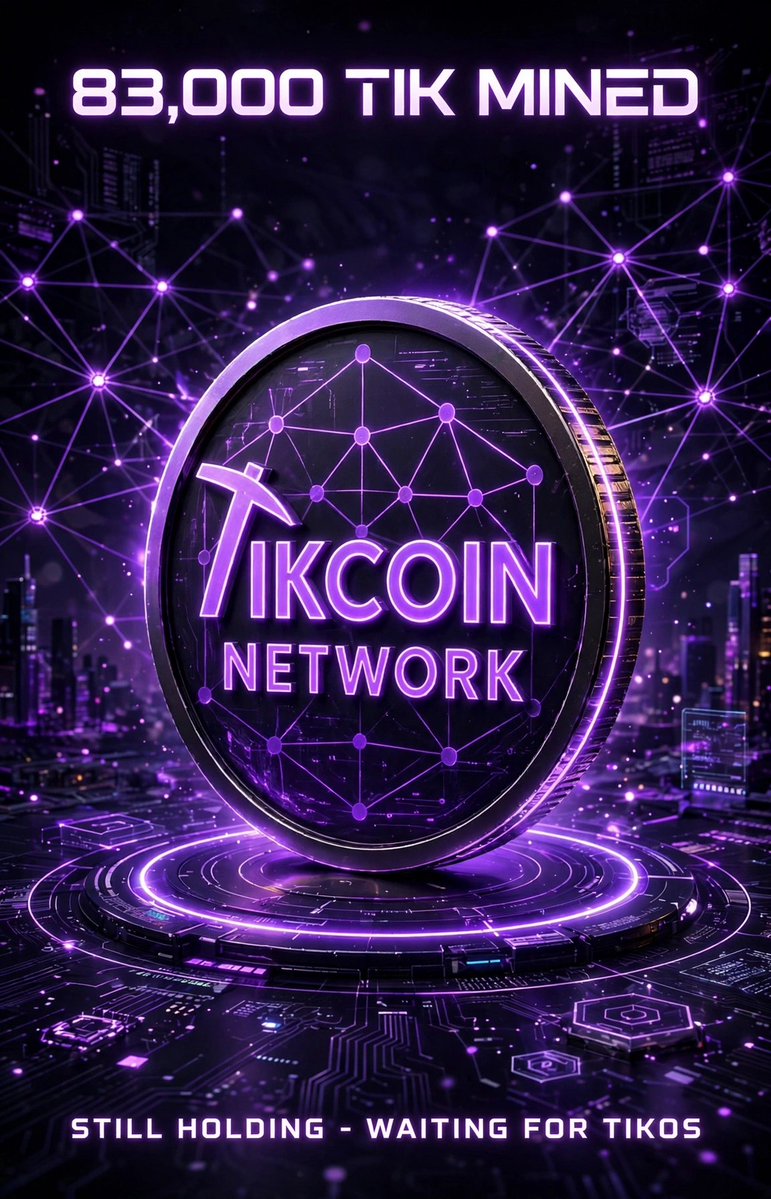 CryptoShoukat_'s tweet photo. 83,000 TIK MINED ⛏️💜

Still holding. Waiting for TikOS.

Not selling fear, waiting for results.

#TikCoin #TikChain #TIKOS https://t.co/AOZZh3VUak