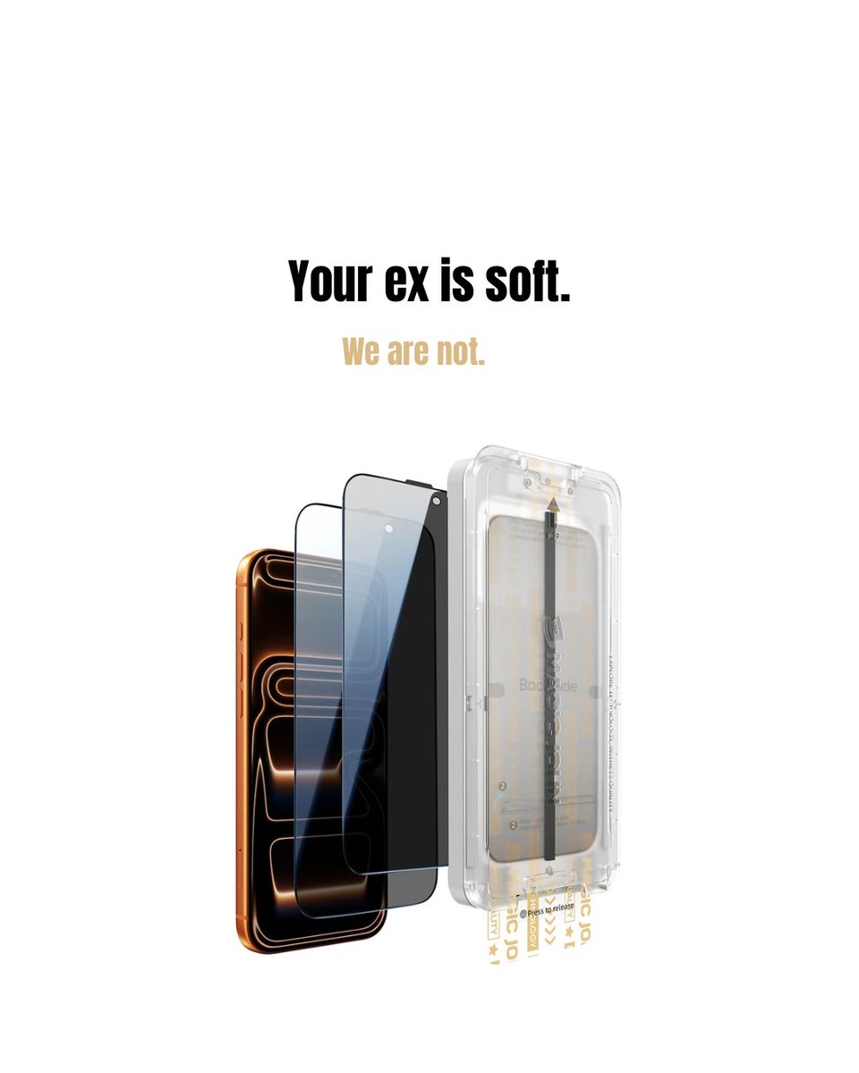 MagicJohnUSA's tweet photo. Thinking about texting your ex? Don't. We gotcha. 📱
#magicjohn #screenprotector https://t.co/bYS0CzRTuQ