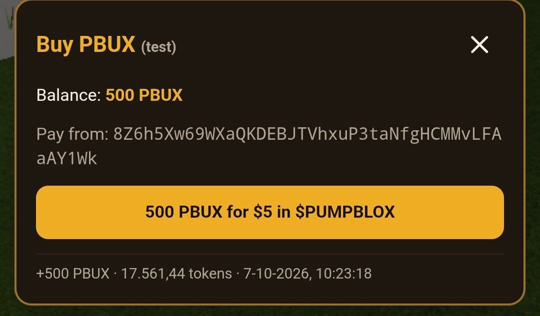 PumpBloxonsol tweet picture