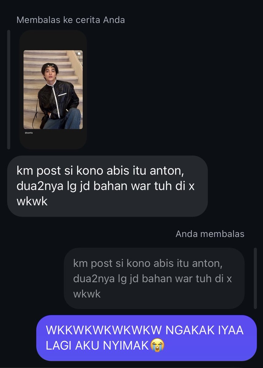 laillya_jm's tweet photo. KWKWKWKWK NGAKAK😭 biasanya gw nyimak perang sesama nctzen 

jujur pas ngepost ini gw gasadar kalo mereka lagi jadi bahan war, sampe kak andin menyadarkan😭

tapii gw tauu kalo mereka lagi pada war… tapi gw ga ngikutin banget gitu lohhh https://t.co/ZcUkBaYFlc