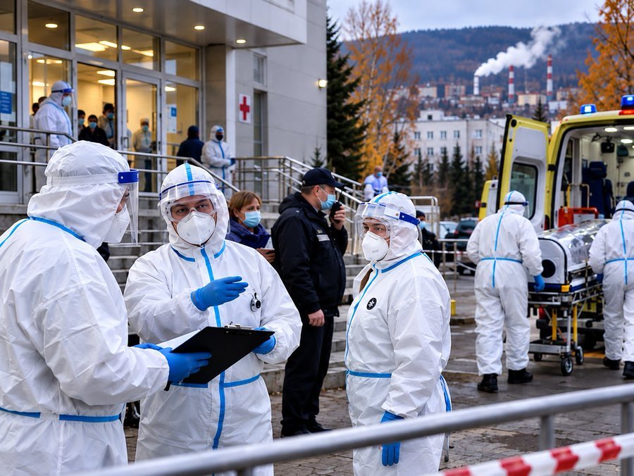 WorldRadar26's tweet photo. ⚠️ Russia on alert: Reports claim plague cases linked to Irkutsk are spreading across the region. Authorities are closely monitoring the situation as fears grow over further transmission.
#Russia #Irkutsk #Plague #BreakingNews #HealthAlert #Outbreak #RussiaPlague https://t.co/2m52zHFDiI