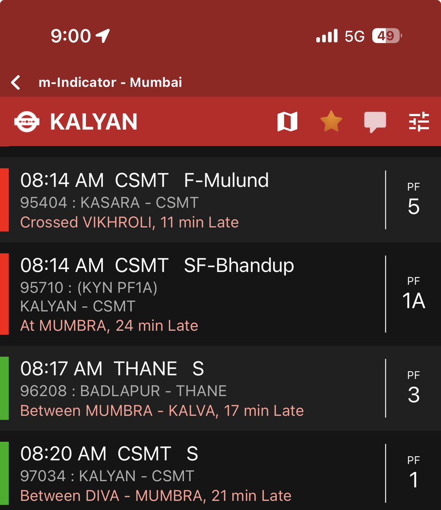 ShantanuChip95's tweet photo. 7th October Wednesday(yesterday)

Today morning, again trains late, no shame, no accountability, no urge to fix this massive problem.

Roj 100 log marenge fir bhi CR Mum Div ko koi farak nahi padega !!! https://t.co/XhDXm2EE1T