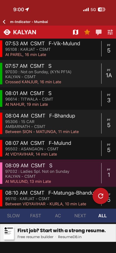 ShantanuChip95's tweet photo. 7th October Wednesday(yesterday)

Today morning, again trains late, no shame, no accountability, no urge to fix this massive problem.

Roj 100 log marenge fir bhi CR Mum Div ko koi farak nahi padega !!! https://t.co/XhDXm2EE1T
