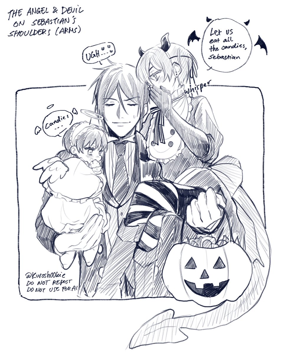 kurosh00kie's tweet photo. Since it’s the spooky month 🖤💙 https://t.co/eTv79JWFIN