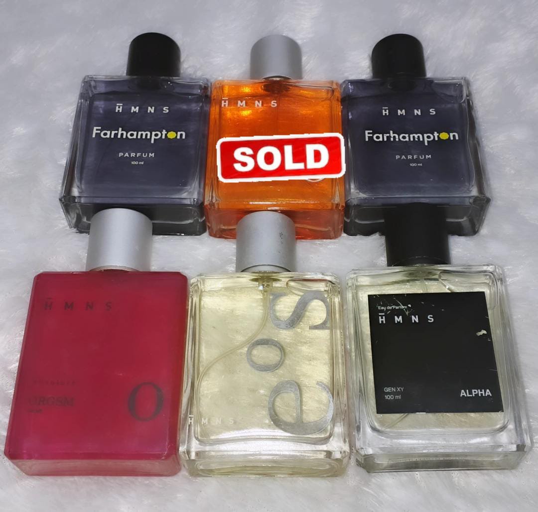 staryoon____'s tweet photo. Aneka Parfum HMNS tersedia :

- HMNS Farhampton : 170k
- HMNS EOS : 170k
- HMNS Alpha : 170k
- HMNS Absolute Orgsm : 140k

Parfum ori, No box. Bisa orange. https://t.co/GbFwSvyuPD