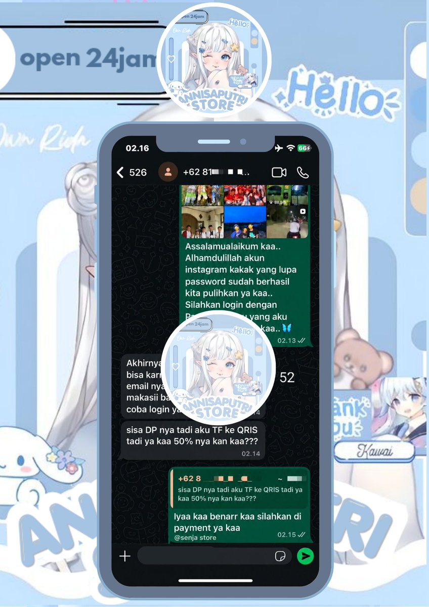 spavrls's tweet photo. selamat siang🐱 jasa pulihkan dan balikin akun sosmed.

Jasa Pemulihan akun instagram, tiktok, Facebook, X, email, goggle, line

Hapus akun Tiktok, email, X, Facebook, Instagram, Youtube, Telegram.

Serta : Sadap Akun, Hack akun, Lacak lokasi

Konsultasi Klik WhatsApp Di Bio https://t.co/MXW2Xqg9oE