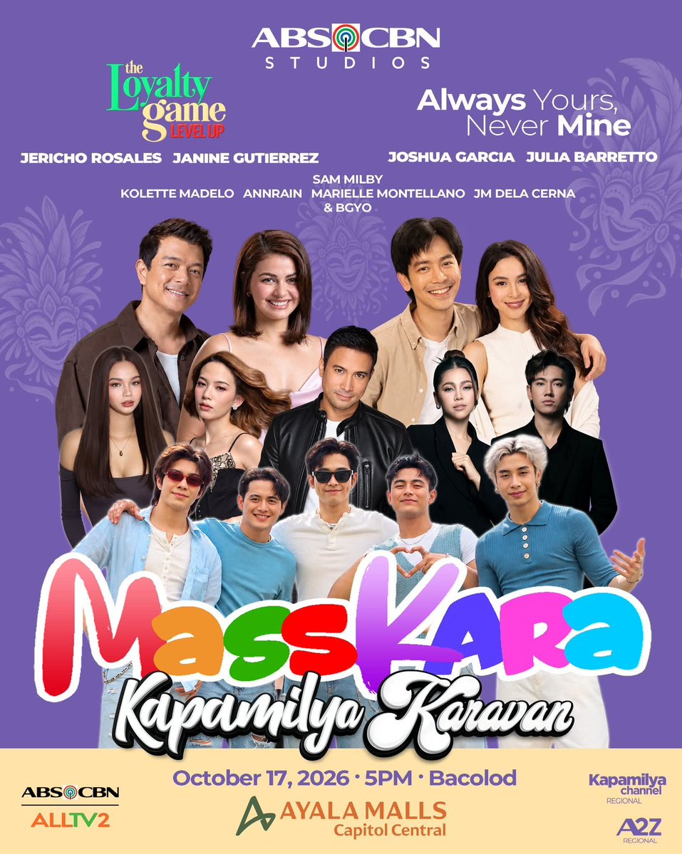 iPostandRepost's tweet photo. Confirmed! Our boys are going to Bacolod for the Masskara Festival Kapamilya Karavan with fellow Kapamilya artists! Lezzzgow BGYO! 

#BGYO @bgyo_ph https://t.co/5Pb8JEqJqk