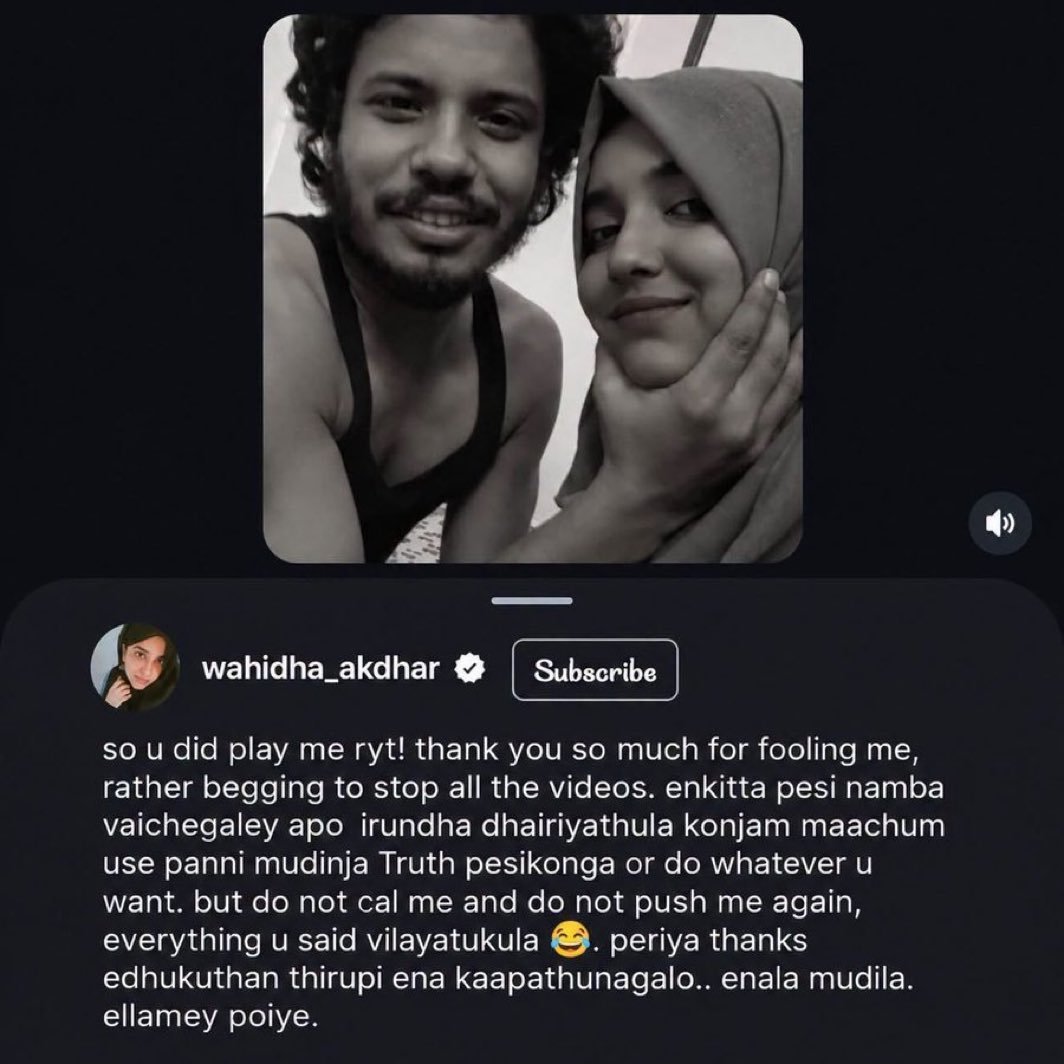 tamilnat_'s tweet photo. Pre-marital sex is haram in Islam.

Why did she do that in the first place? https://t.co/F7YIUImDAc