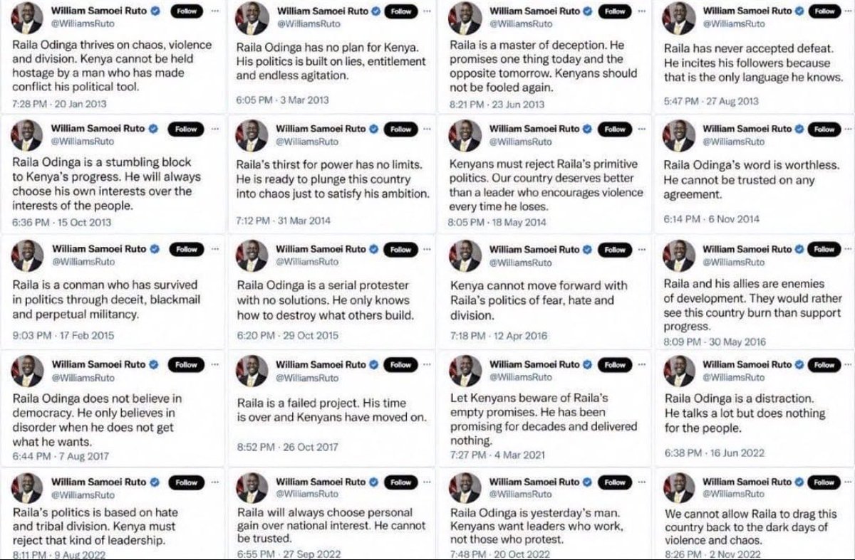 alfredarapketer's tweet photo. William Ruto despised Raila Odinga the most, but since he is now desparate for his support base, he is pretending to be grieving more than the family!
😂😂😂😂😂😂 https://t.co/54Mx2BUU2l