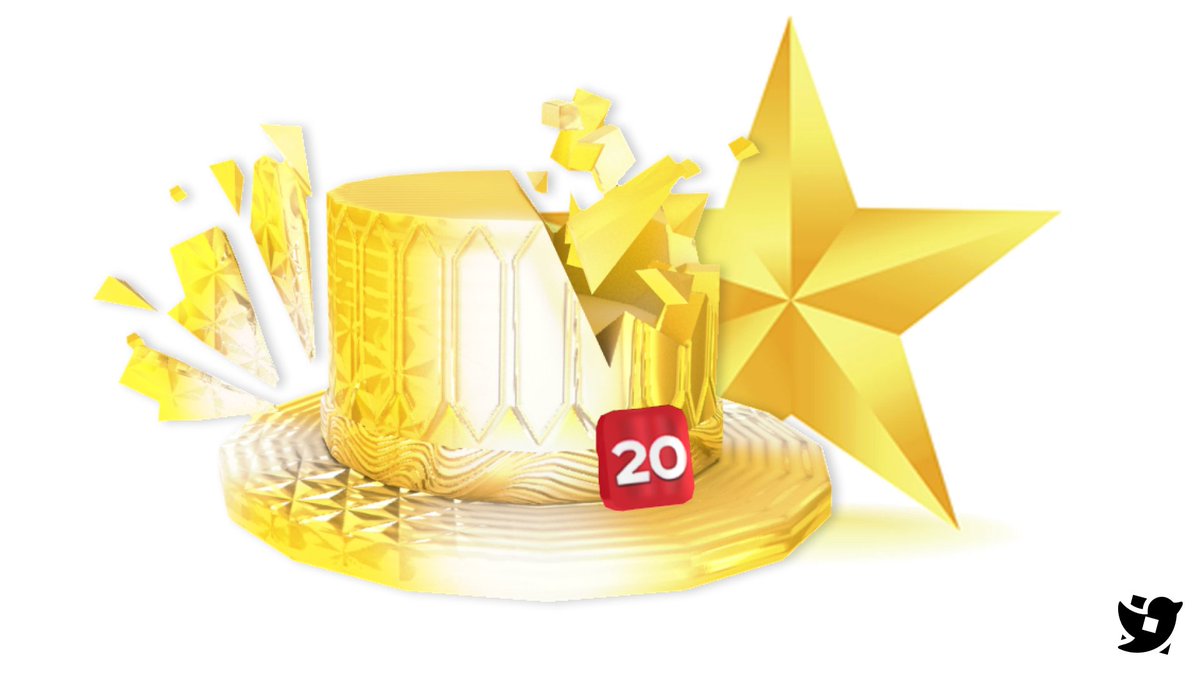 Roblox_RTC's tweet photo. Roblox has awarded the Golden Fractured Top Hat exclusively to members of the Star Creator program who completed The Hunt: Roblox 20.

This is the first time Star Creators have been given an exclusive item for participating in events, with previous event exclusives being developer-only.