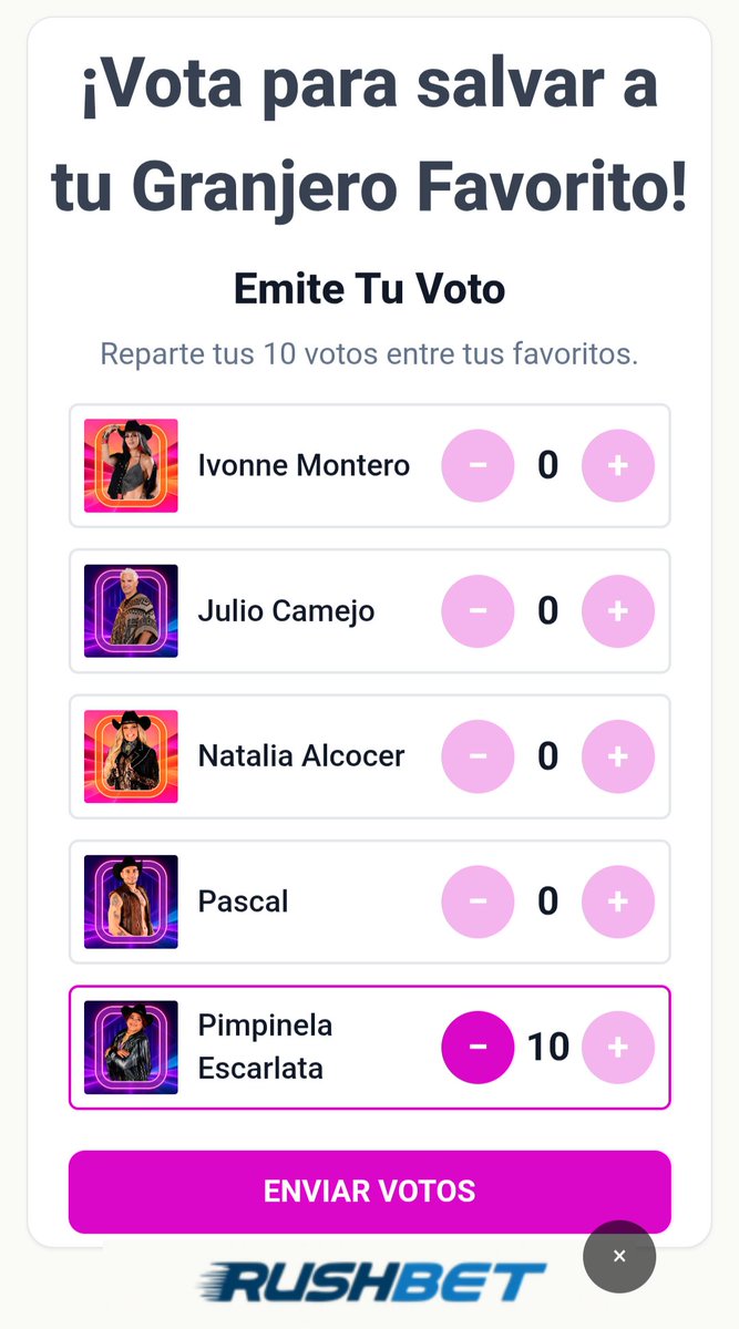 JorgeSerna's tweet photo. Votemos por #PimpinelaEscarlata para que se Salve y siga en #LaGranjaAsamblea
#LaGranja
#LaGranjaMX #LaGranjaVIP #LaGranjaVPMX @lagranjavipmx @_Simbolo dile a Mamba haga campaña. #TodosconPimpi https://t.co/Qzri9VN5zh