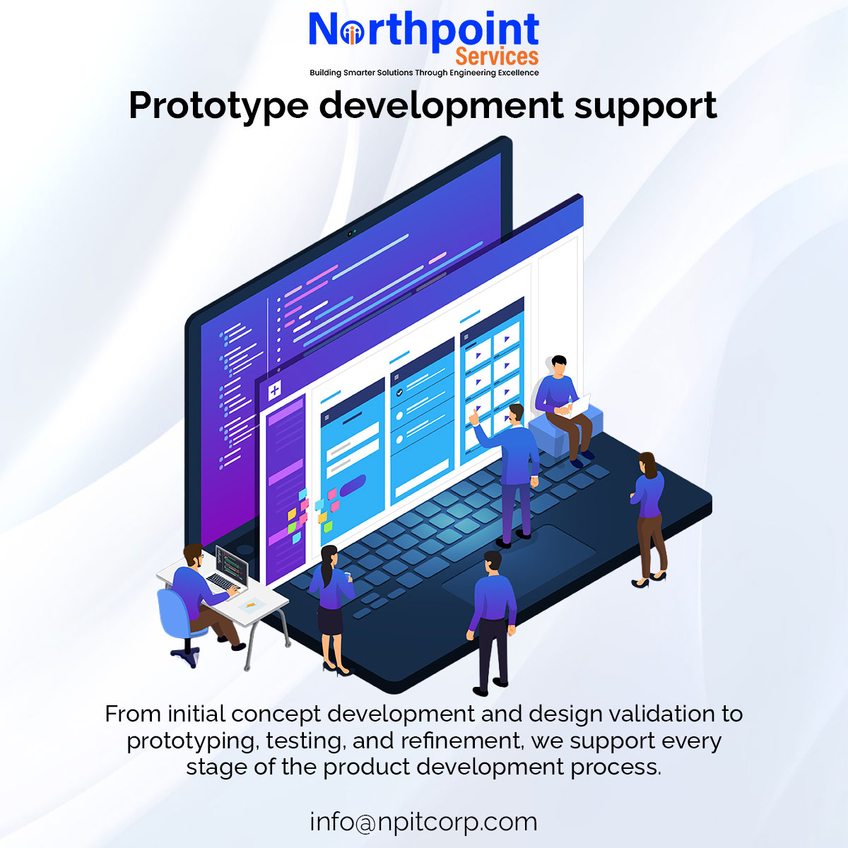 prm_it's tweet photo. 🔧 Turning Concepts into Working Prototypes
Great products begin with a strong concept and the right engineering support. Northpoint Services provides end-to-end prototype development support. https://t.co/PpiTYwIQqb
