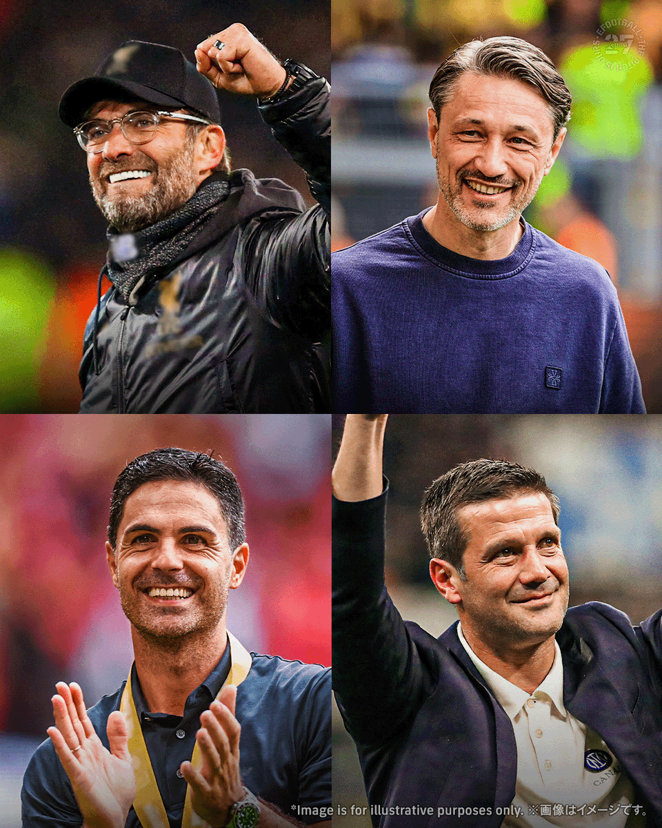 eFHUBx's tweet photo. eFootball™ v6.1.0 : New Managers with 3D Models

🇩🇪 Jürgen Klopp
🇭🇷 Niko Kovač
🇪🇸 Mikel Arteta
🇷🇴 Cristian Chivu

#eFootball2027 https://t.co/viOxX8M4ZV