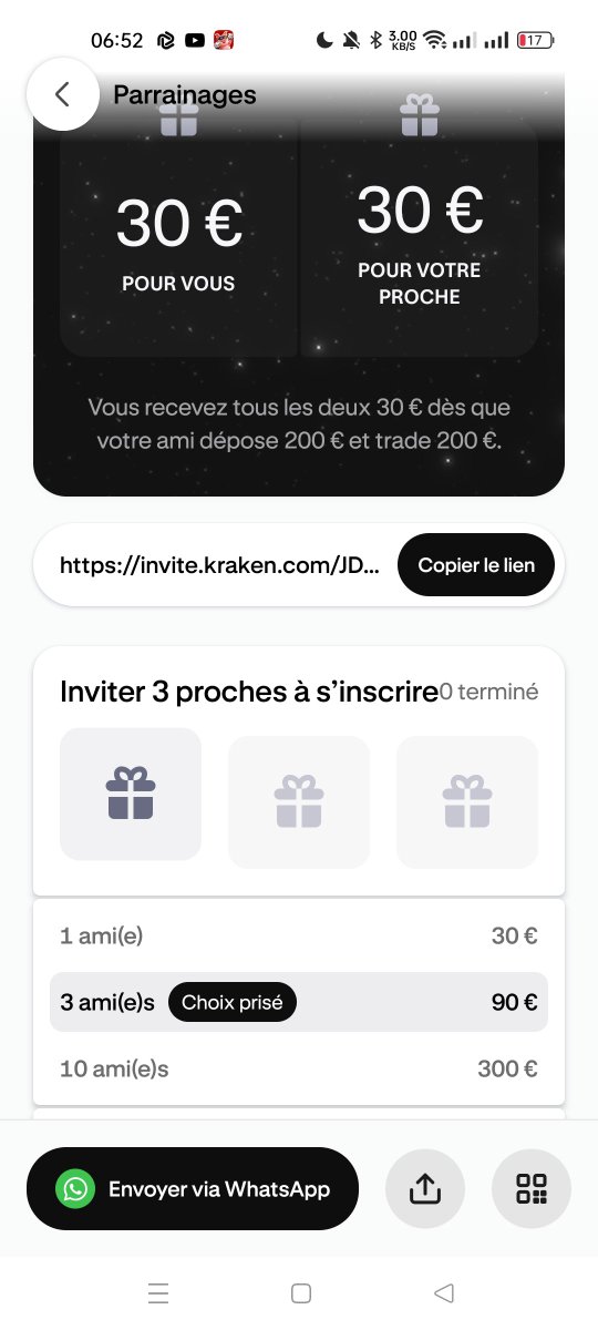 BusinessHomeonl's tweet photo. On se retrouve sur Kraken pour recevoir 30 €. Utilisez mon lien ci-dessous ou mon code de parrainage :
Code de parrainage : qkz8yt3d
Lien de parrainage : https://t.co/hAo7p45OyI https://t.co/5wEmLFBAep