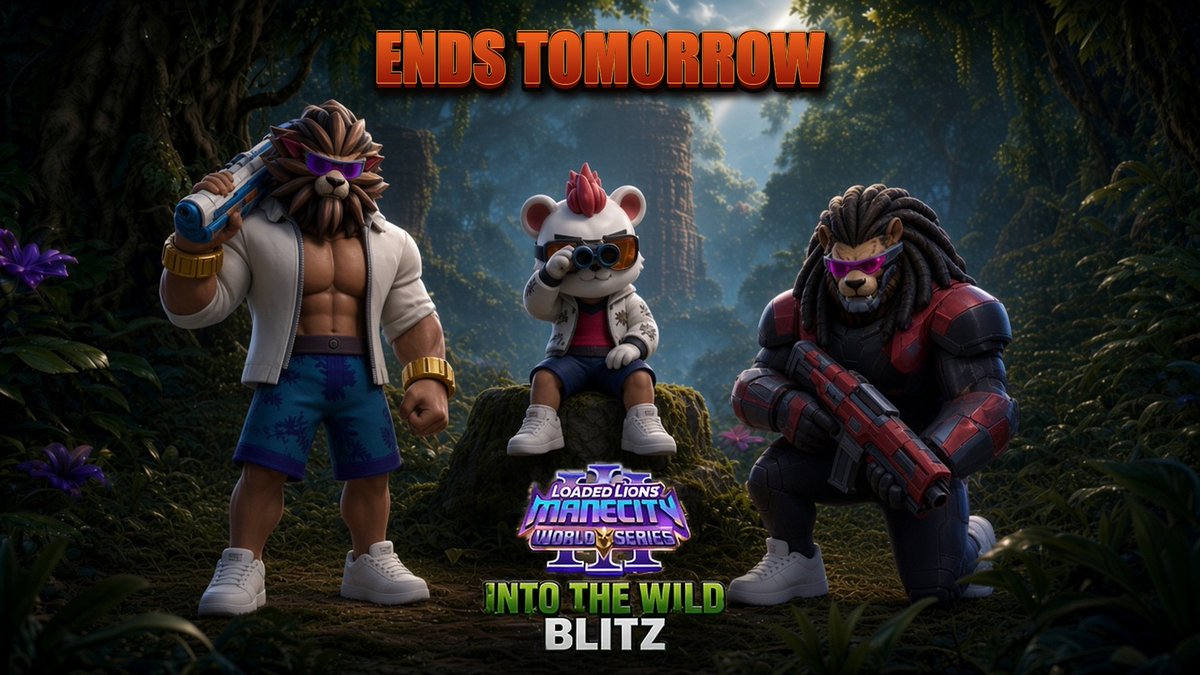 LoadedLions_CDC's tweet photo. Into the Wild ends tomorrow. 

One more night to study the leaderboard. 

One more night to find the move that changes it. 

25K+ USD on the line. Nothing is final yet. 🦁🔥 https://t.co/Fbn2aB2hb5