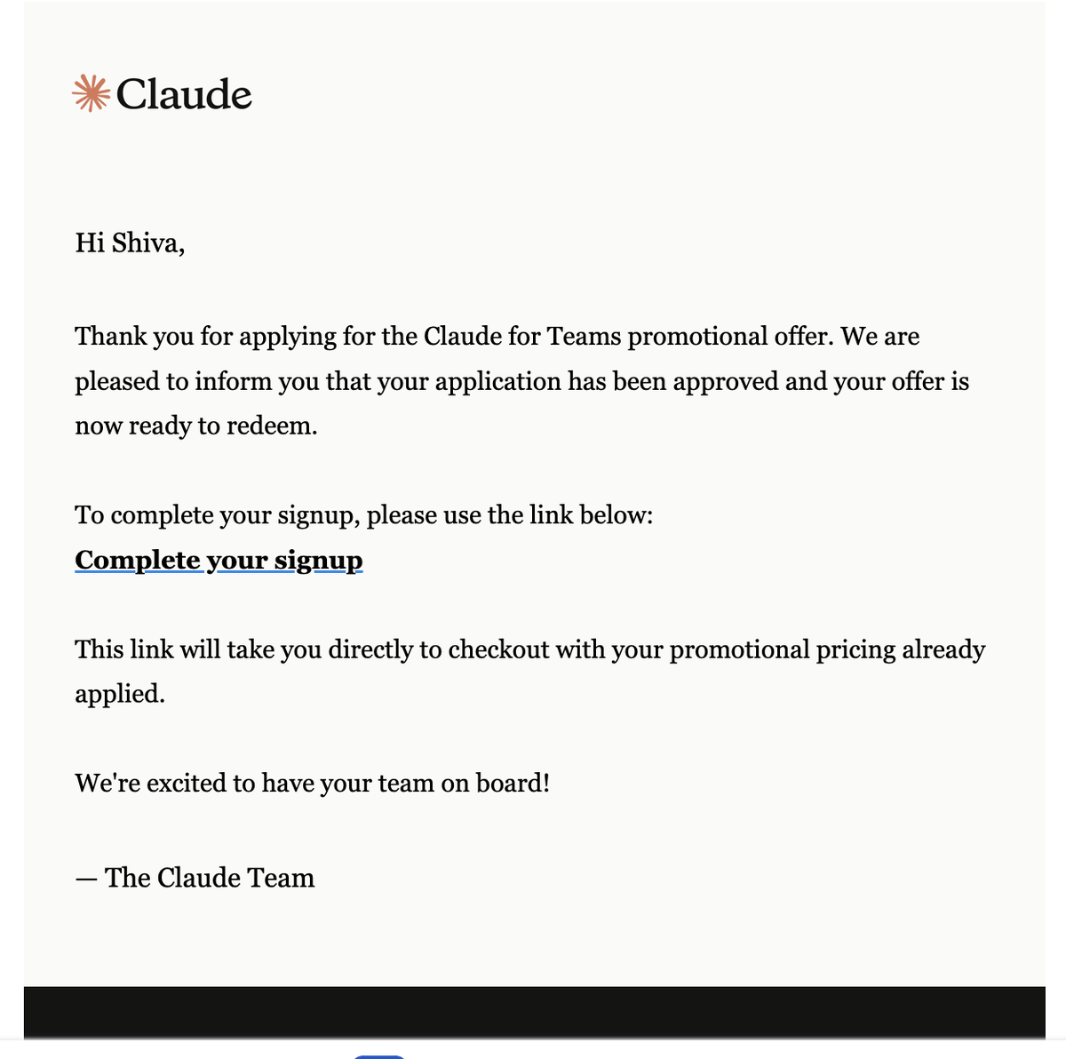 helloshiva0801's tweet photo. Just got accepted into the Claude Startup Program! 🚀

Building https://t.co/pKiMI7YsEz to turn AI-generated websites into designs you’re proud to ship.

Applied yesterday. Accepted today. Back to building 🙌

Let’s connect and follow the journey!

#BuildInPublic https://t.co/j3tqWMnFUR