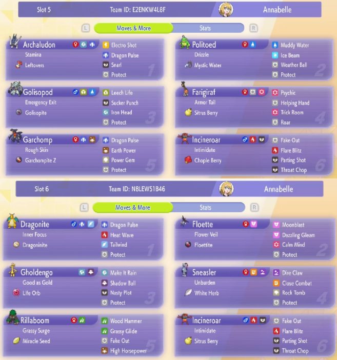 CloverBells21's tweet photo. Still trying to get a leg up on Regulation MC? Looking for a new team(s) to try out? We're putting out EIGHT replicas to use - something for everyone! Hopefully these will give you inspiration and some help for your tournament/ladder/upcoming Regional needs. Video explaining teams & EVs after this post! Pokepastes below~