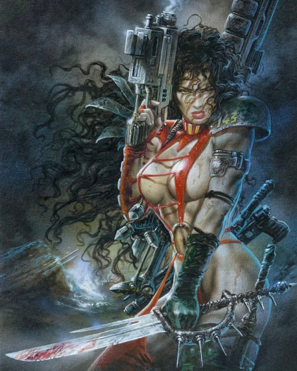 cimerians's tweet photo. Julie Strain by Luis Royo
#scifiart #Heavymetal https://t.co/NsiIwuWWf1