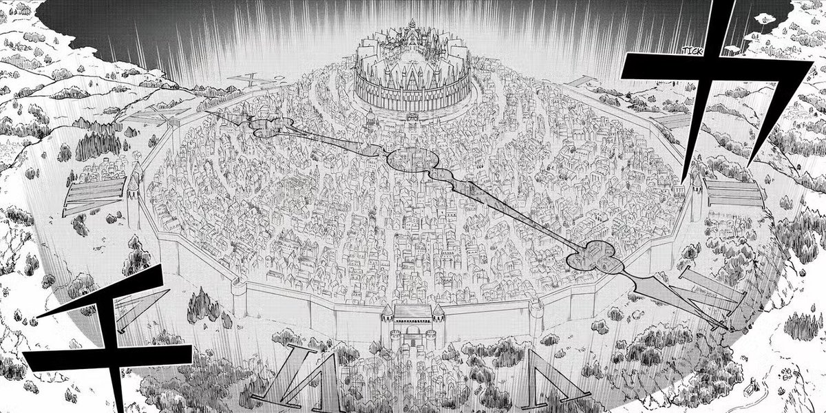 sanjay_yk's tweet photo. Clover, Heart, Spade and Diamond Kingdoms, The Land of the Sun and the Witches Forest. 

#BlackClover has one of best fantasy world building in the new-gen. https://t.co/NHyMNvJlVJ