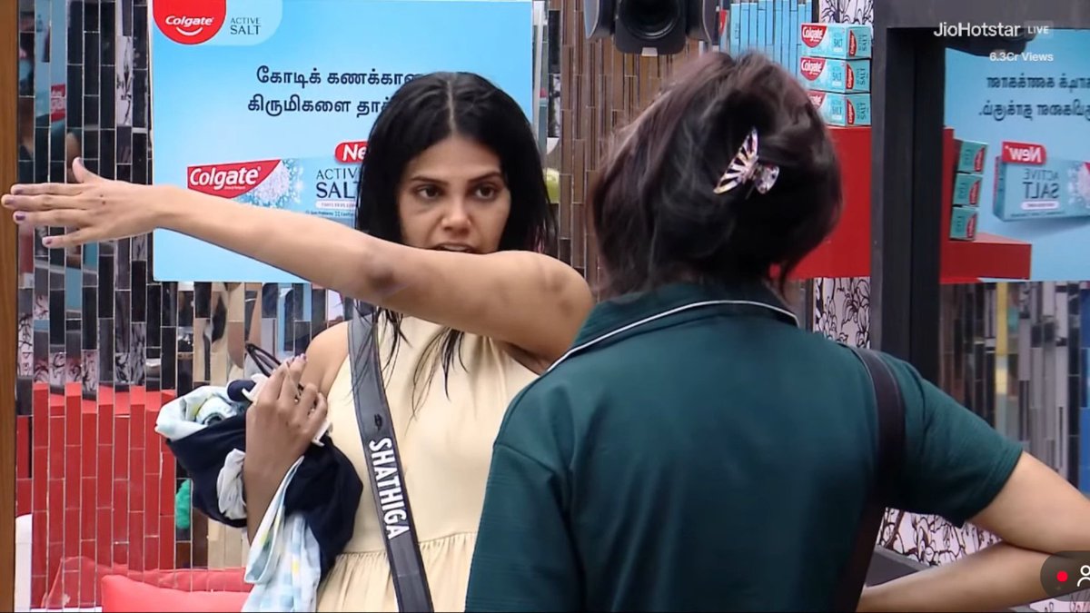 tamiltoxicc's tweet photo. Strong girl #shathiga ❤️‍🩹

she didn't blame anyone 

#biggbosstamil10 https://t.co/BFn8lslZAX